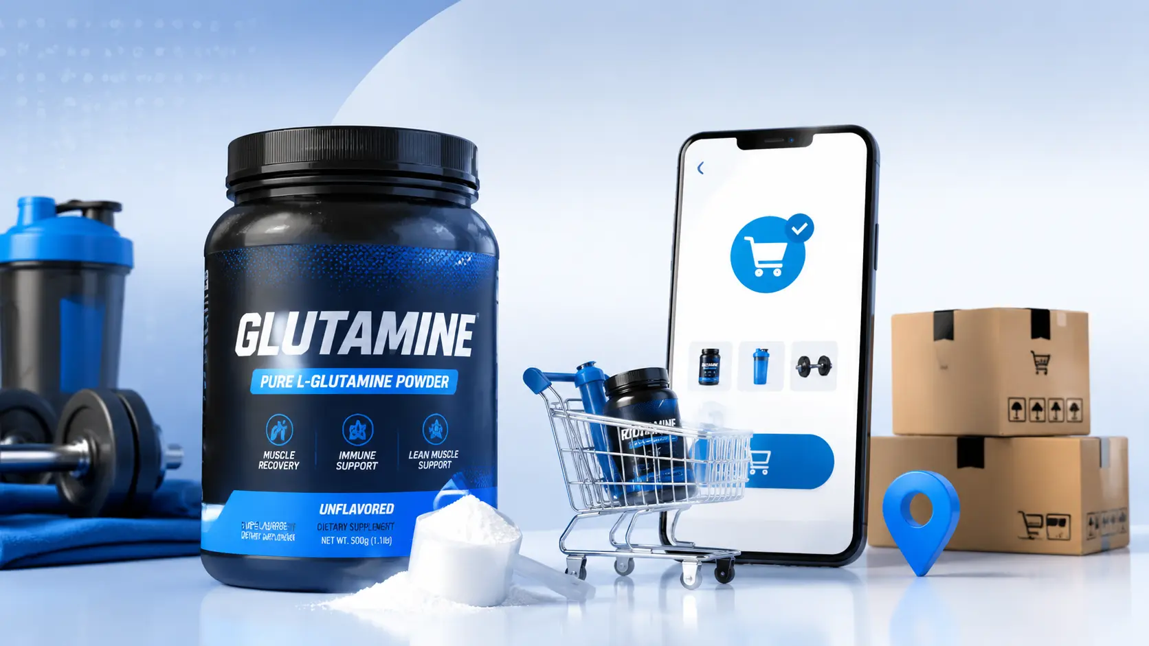 قیمت گلوتامین