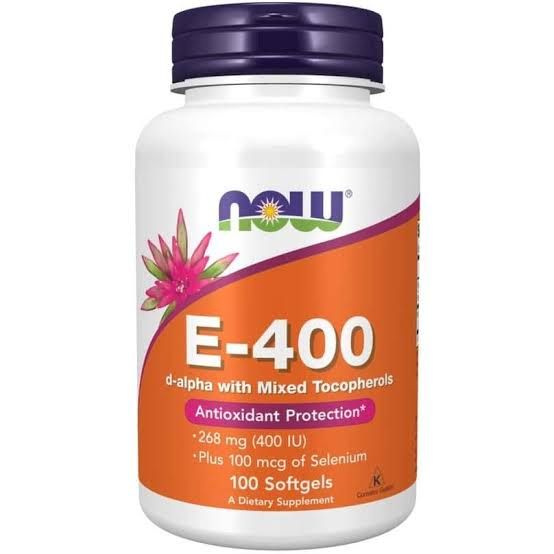 ویتامین E-400 ناو (NOW Vitamin E-400) 100عددی