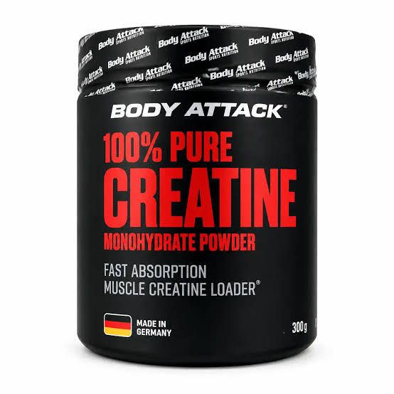 کراتین بادی اتک 300 گرمی BODY ATTACK 100% PURE CREATINE
